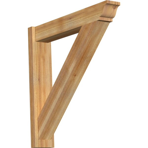 Ekena Millwork Traditional Traditional Rough Sawn Outlooker, Western Red Cedar, 6"W x 32"D x 32"H OUT06X32X32TRA01RWR - main